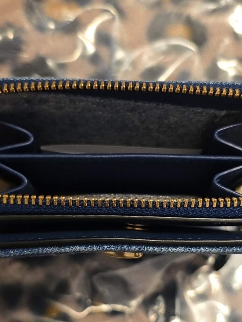 Coach Denim Wallet, Clutch NWT - Picture 4 of 9